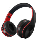 Casque audio sans fil Hi-Fi Bluetooth stéréo avec micro et lecteur de carte SD intégré pour PC. Compatible avec la radio FM et PC.