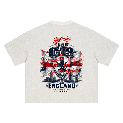 SHOPHOODIE® TEAM GB WORLD CUP 2026 BOXY OVERSIZED T-SHIRT