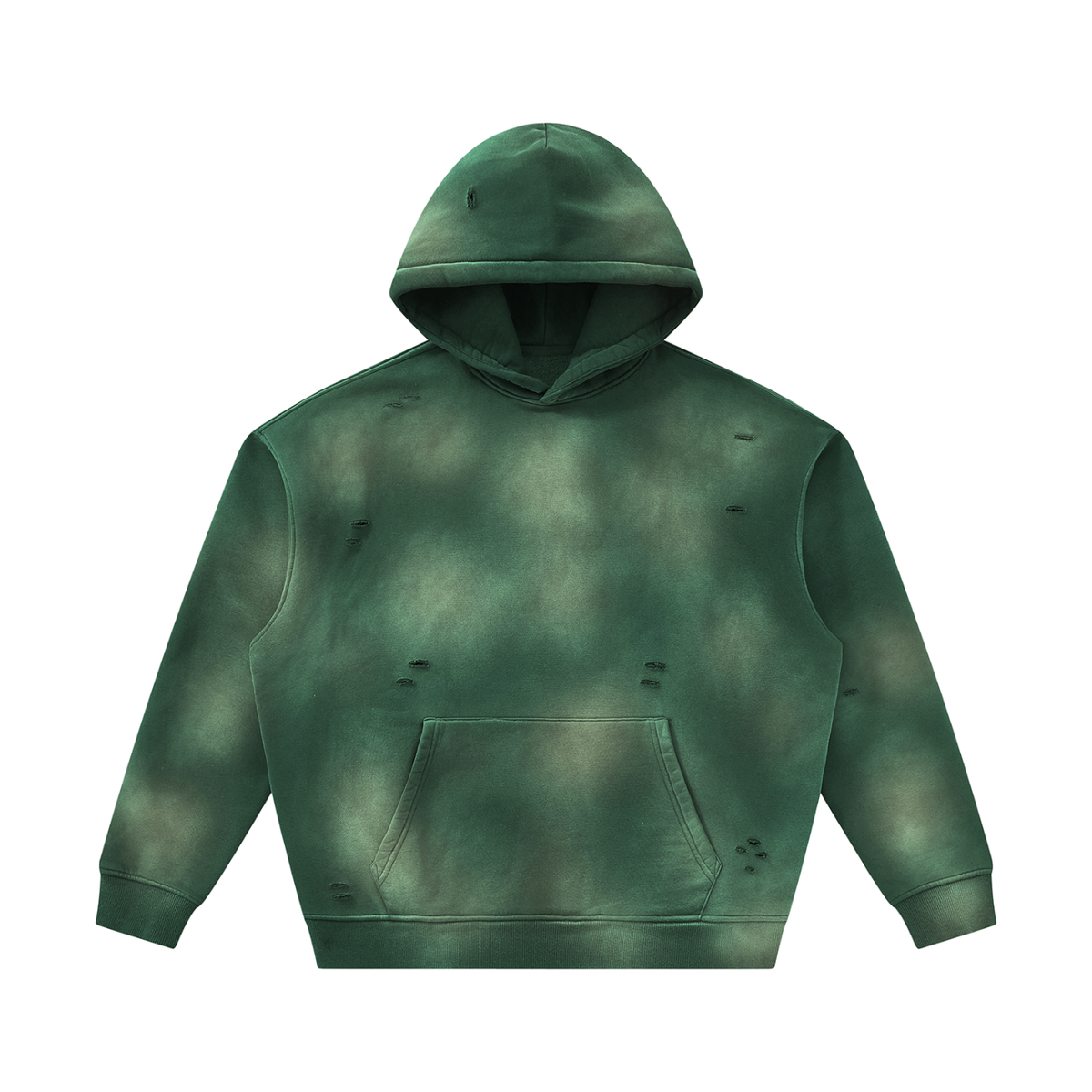 SHOPHOODIE® BLANK Sunfade Frayed Oversized Fleece Hoodie — 350 GSM — product image 13