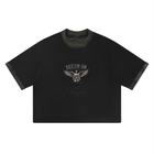 SHOPHOODIE AMBITION DREAM ON CAMO Unisex Mineral Washed Boxy Panel T-Shirt