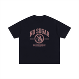 SHOPHOODIE® No Sugar Unisex Oversized Cotton T-Shirt