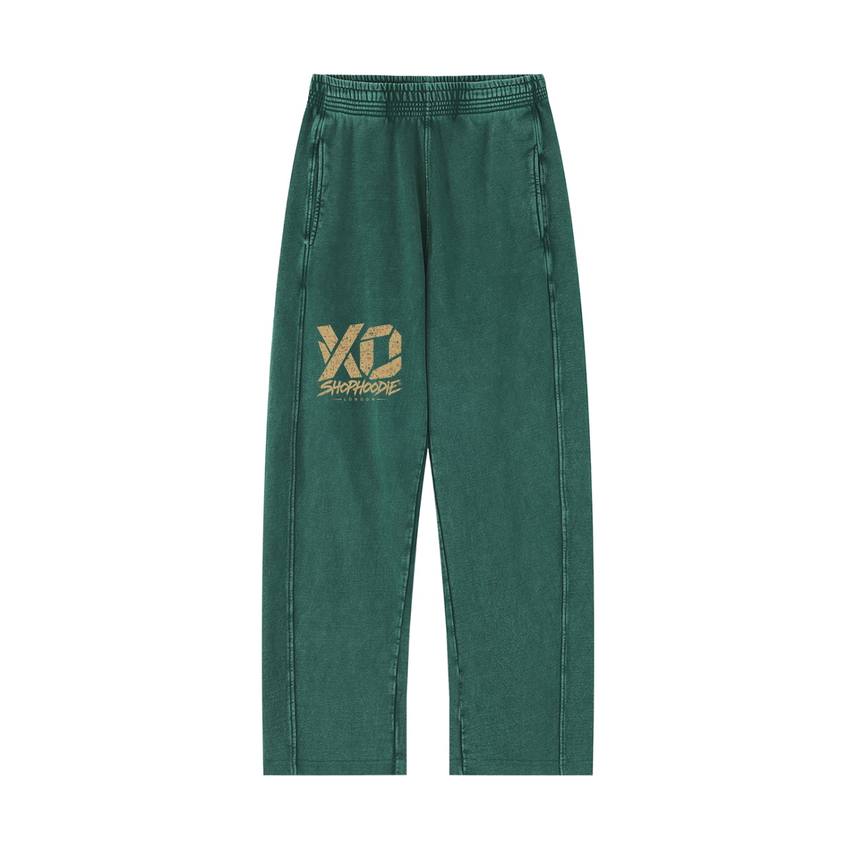 SHOPHOODIE® LONDON XO 420 GSM unisex mineral-wash straight-leg sweatpants — product image 5