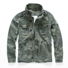 Camouflage denim jacket by Shop Hoodie