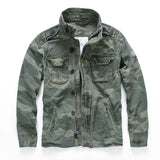 Camouflage denim jacket by Shop Hoodie