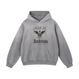 SHOPHOODIE® AMBITION DREAM ON Heavyweight Sunfade Oversized Hoodie — 400 GSM