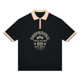 SHOPHOODIE STATE OF MIND  Color Block Polo Shirt