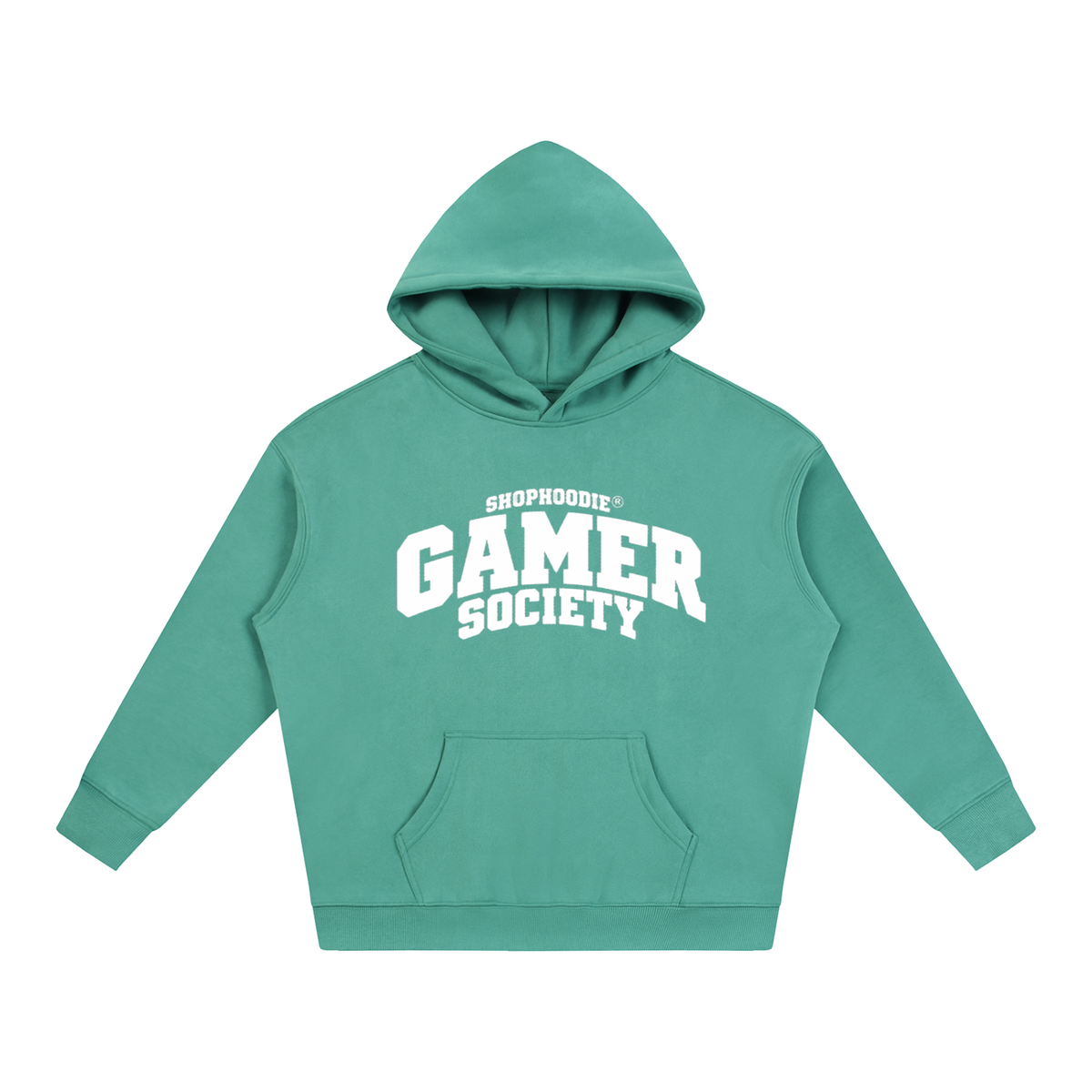 SHOPHOODIE® CAMPUS GAMER SOCIETY Oversized Fleece Hoodie — 350 GSM — view 9