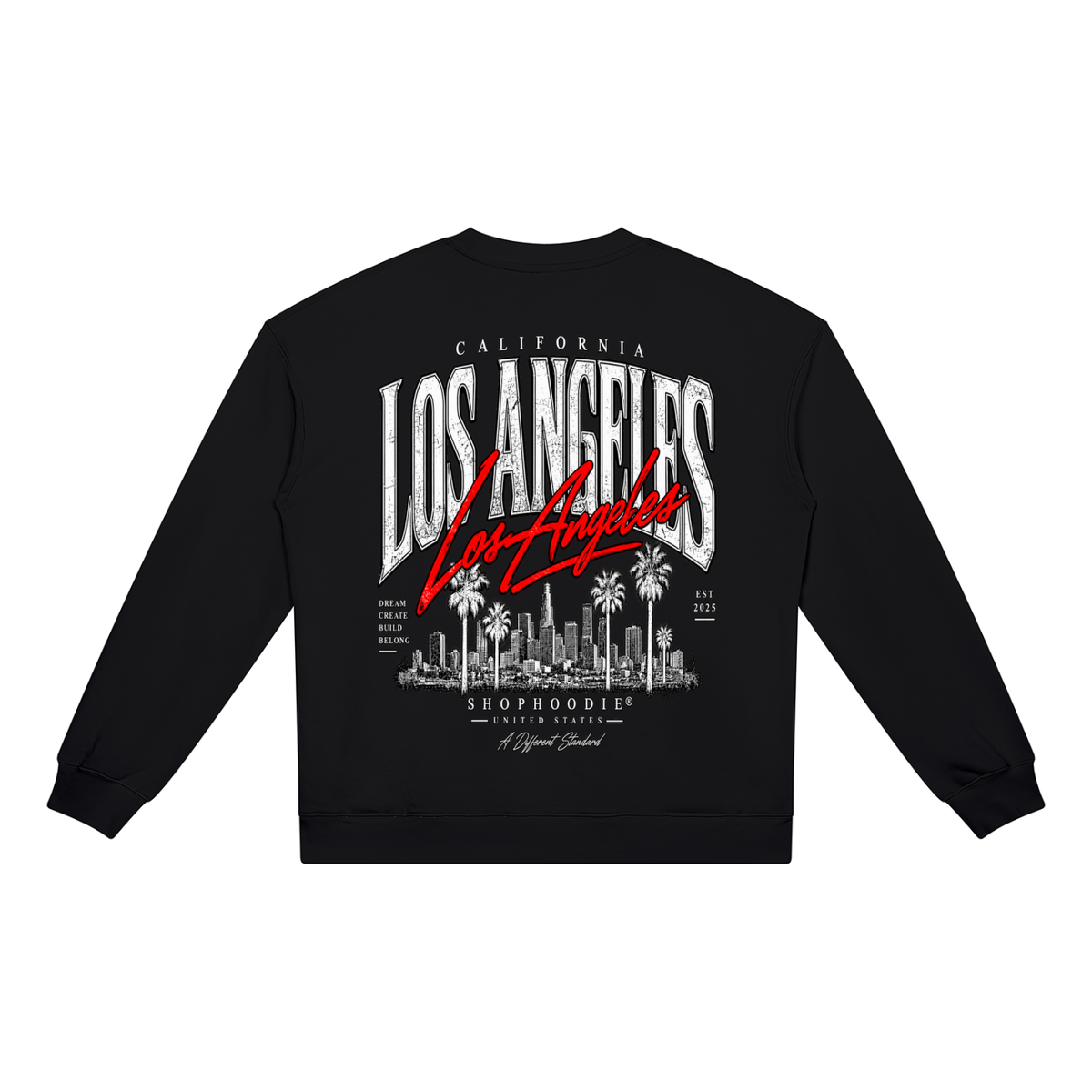 SHOPHOODIE® AVANT Los Angeles Crewneck Sweatshirt — top half of this complete set, second view