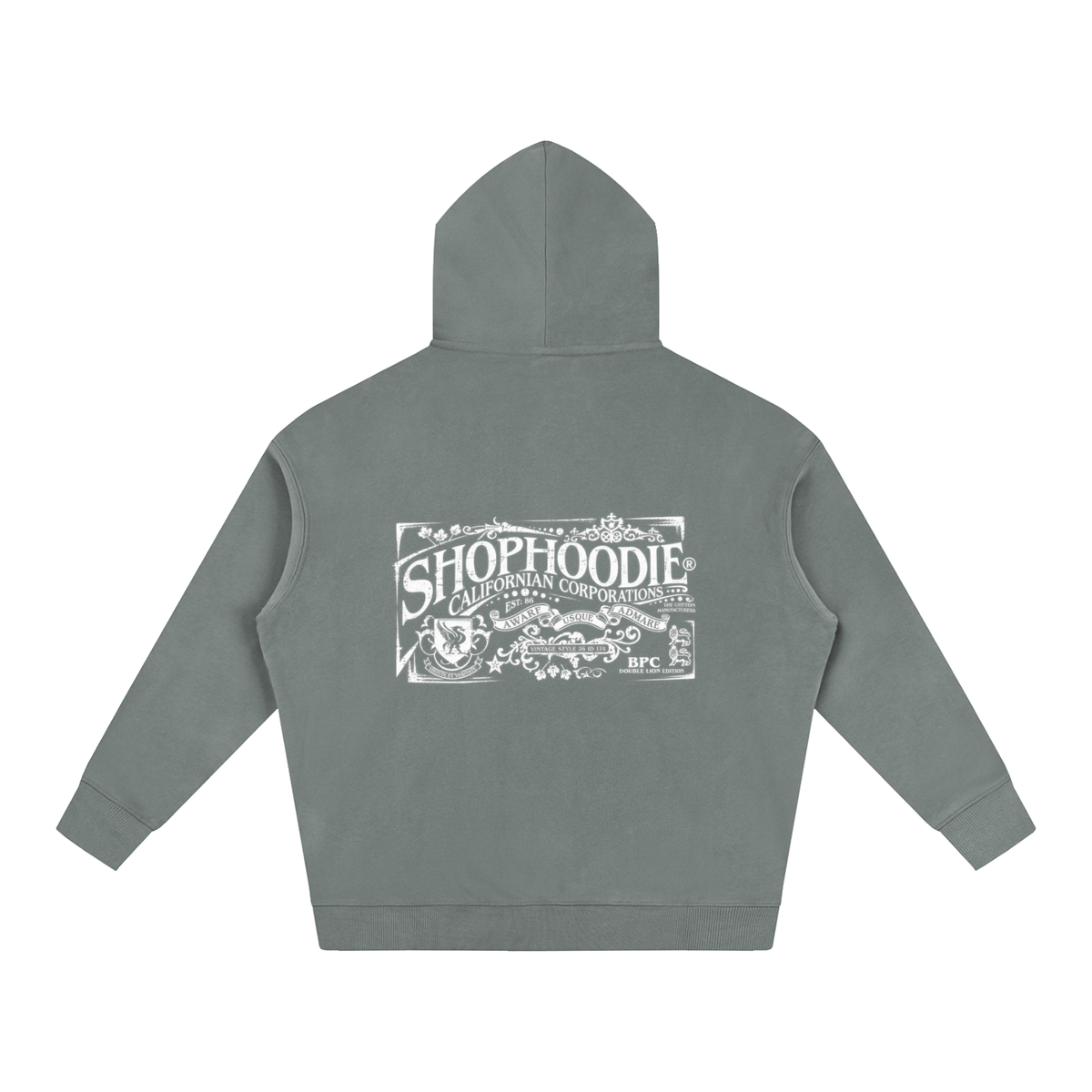SHOPHOODIE® CALIFORNIA VARNAGE Oversized Fleeced Hoodie — 350 GSM