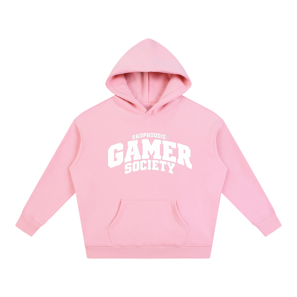 SHOPHOODIE® CAMPUS GAMER SOCIETY Oversized Fleece Hoodie — 350 GSM — view 29