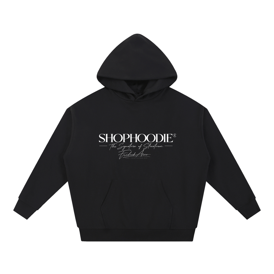 SHOPHOODIE® Signature of Streetwear Founder's Edition Oversized Heavyweight Hoodie — 430 GSM