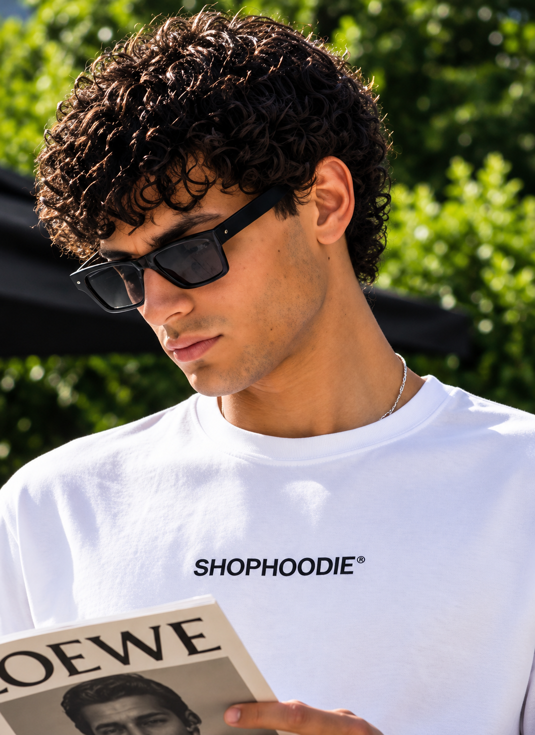 SHOPHOODIE® LONDON BLANK Unisex Oversized Cotton T-Shirt — 260 GSM