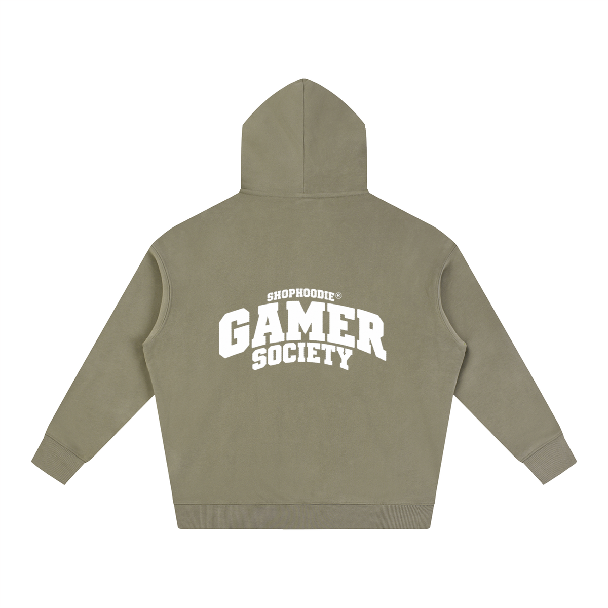 SHOPHOODIE® CAMPUS GAMER SOCIETY Oversized Fleece Hoodie — 350 GSM — view 8
