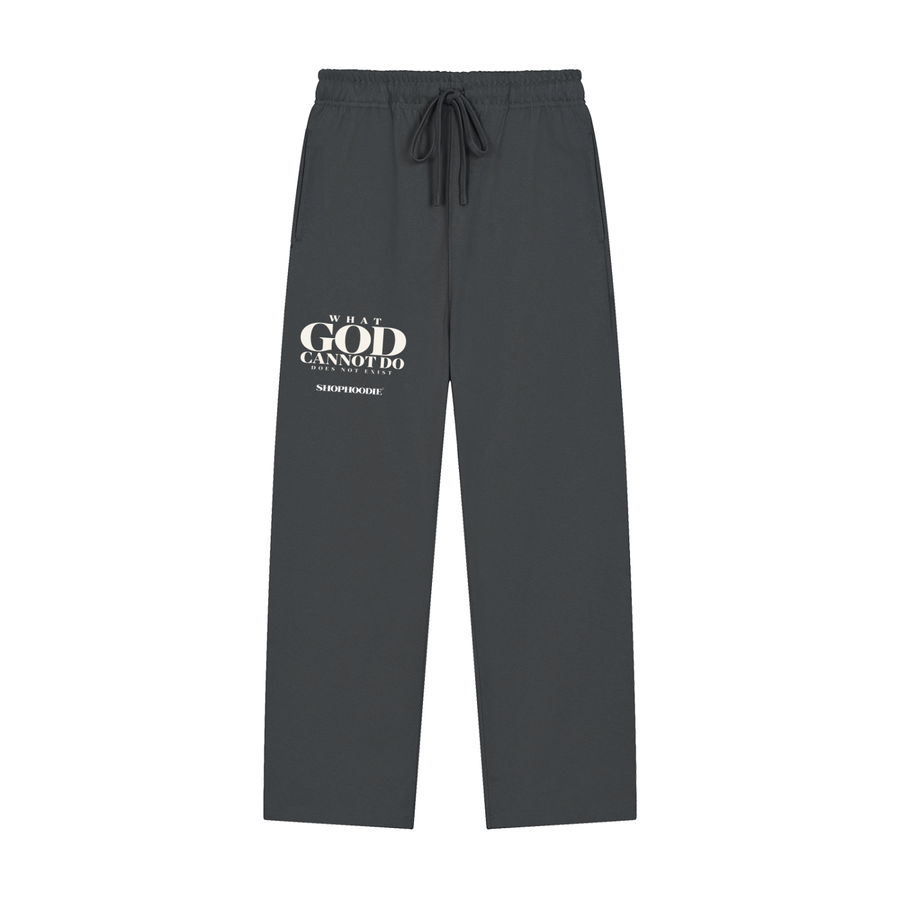 SHOPHOODIE® LONDON Faith Unisex Heavyweight Straight-Leg Sweatpants — 430 GSM