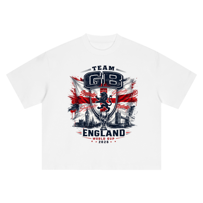 SHOPHOODIE® TEAM GB WORLD CUP 2026 BOXY OVERSIZED T-SHIRT