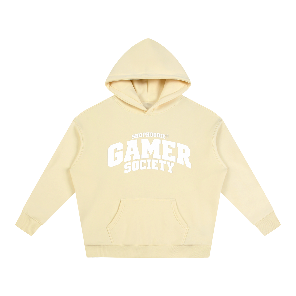 SHOPHOODIE® CAMPUS GAMER SOCIETY Oversized Fleece Hoodie — 350 GSM — view 33