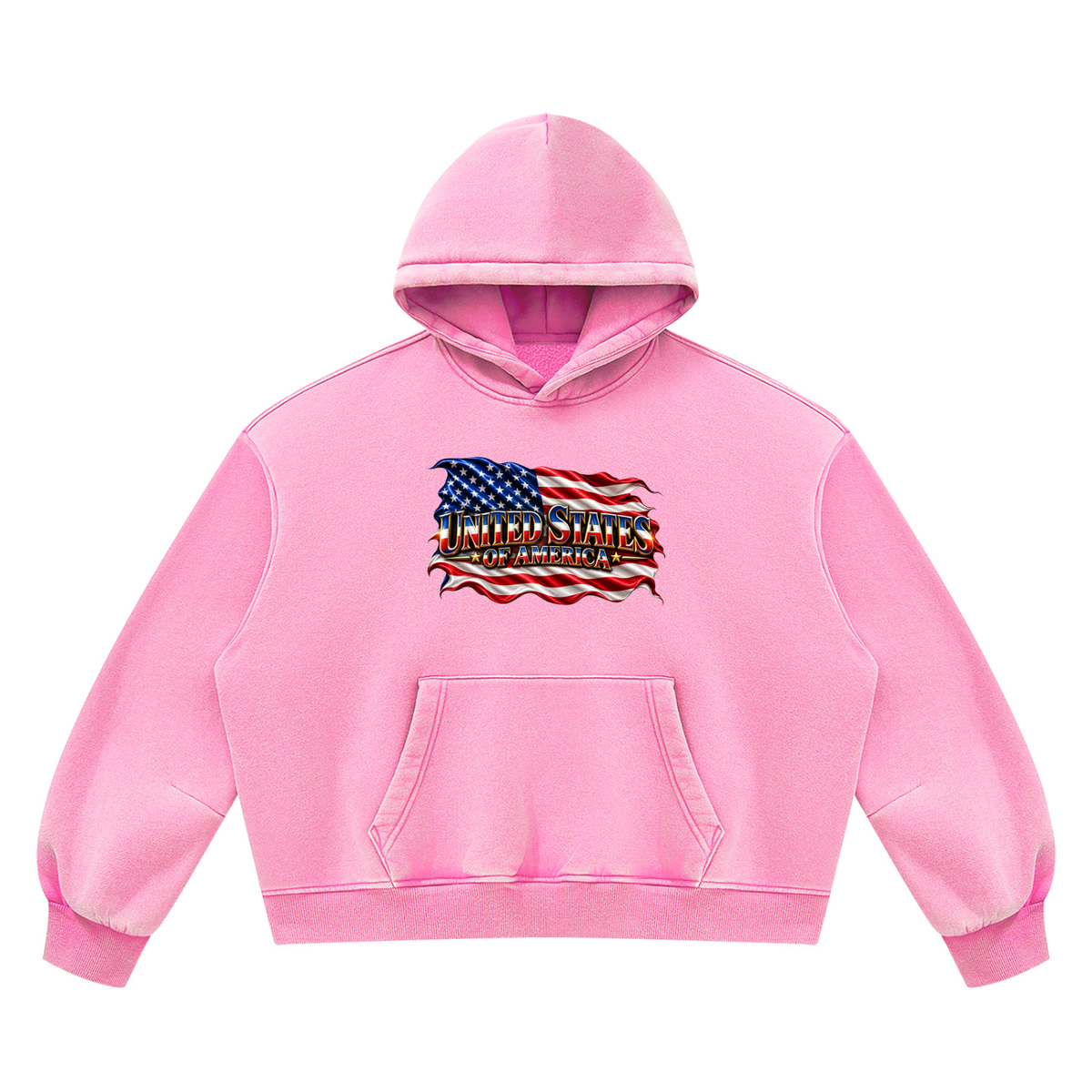 SHOPHOODIE UNITED STATES Vintage Wash Boxy Hoodie