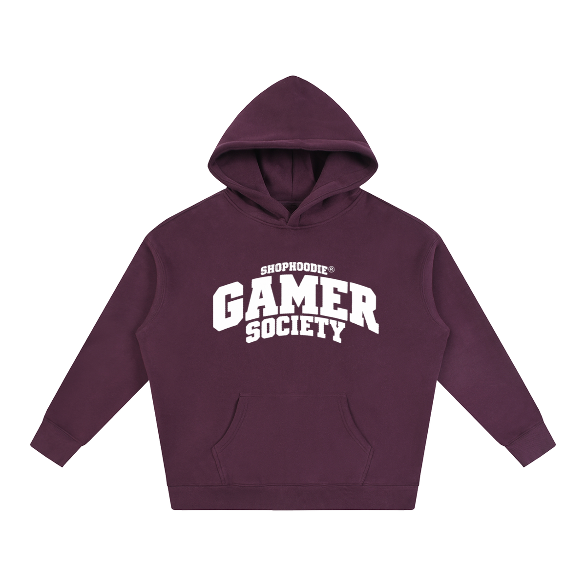 SHOPHOODIE® CAMPUS GAMER SOCIETY Oversized Fleece Hoodie — 350 GSM — view 27