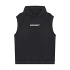 Snow Washed Sleeveless Hoodie by Shop Hoodie