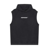 Snow Washed Sleeveless Hoodie by Shop Hoodie