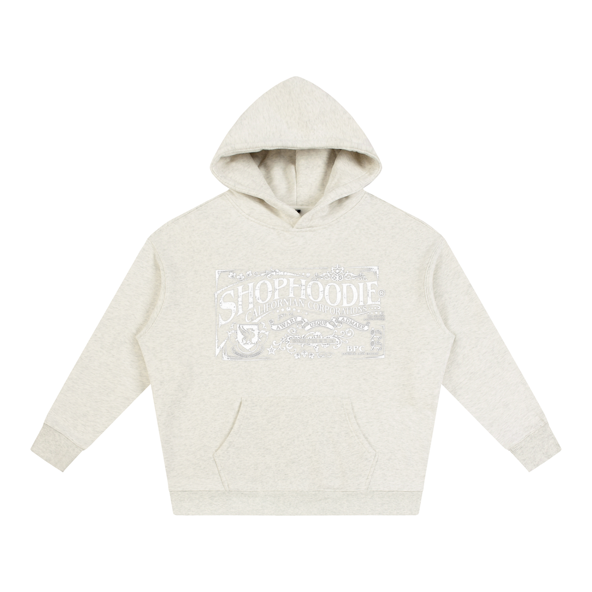 SHOPHOODIE® CALIFORNIA VARNAGE Oversized Fleeced Hoodie — 350 GSM