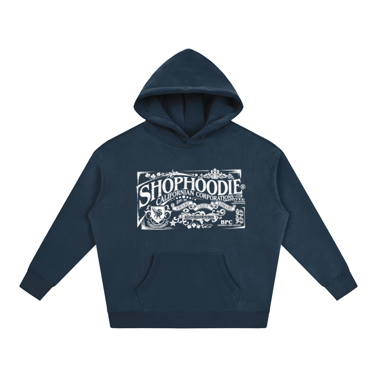 SHOPHOODIE® CALIFORNIA VARNAGE Oversized Fleeced Hoodie — 350 GSM