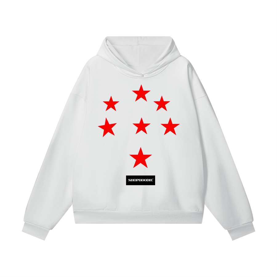 SHOPHOODIE® LONDON AVANT DIMENSION Unisex Heavyweight Hidden-Pocket Fleece Hoodie — 460 GSM