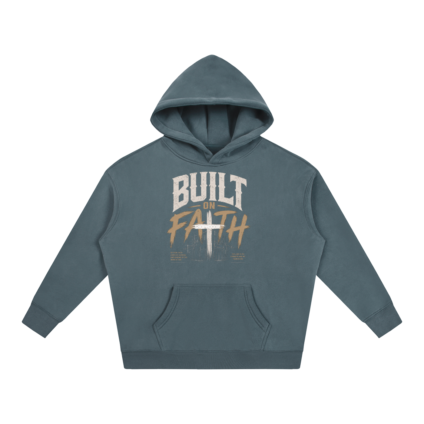 SHOPHOODIE®,Hoodies,Hoodie,SHOP HOODIE®,Built on faith,Christian hoodie
