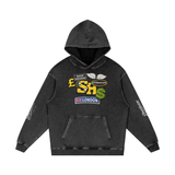 SHOPHOODIE® FOUNDER'S AOP LONDON Loose Cotton Hoodie — 420 GSM