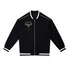 SHOPHOODIE AMBITION DREAM ON Contrast Piping Zip Bomber Jacket