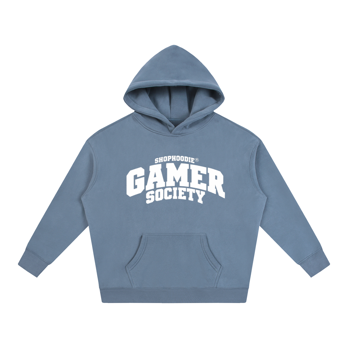 SHOPHOODIE® CAMPUS GAMER SOCIETY Oversized Fleece Hoodie — 350 GSM — view 31