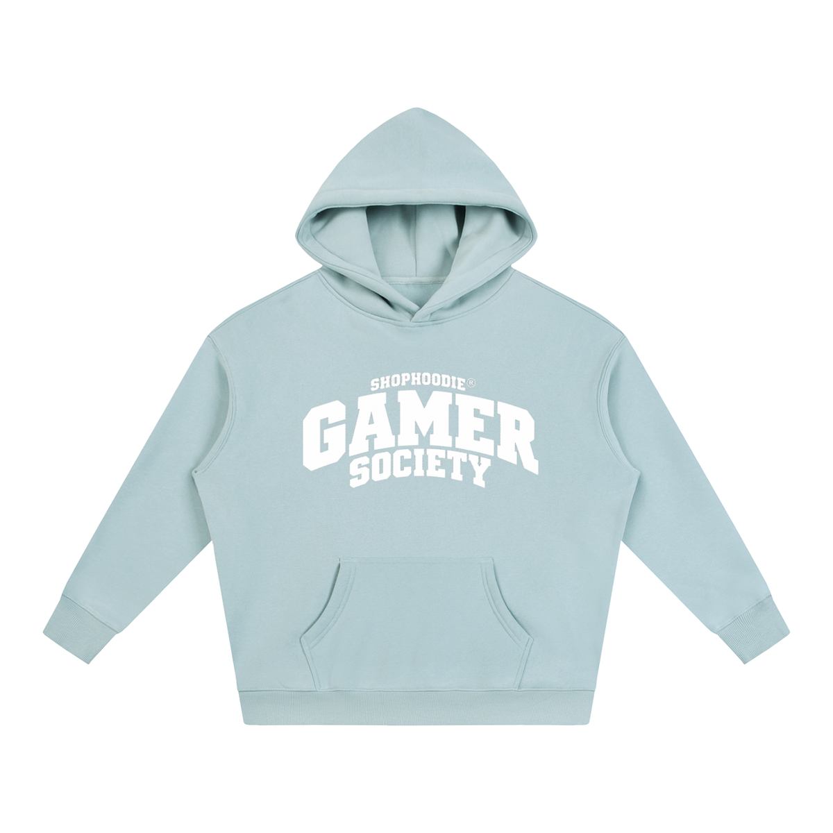 SHOPHOODIE® CAMPUS GAMER SOCIETY Oversized Fleece Hoodie — 350 GSM — view 21