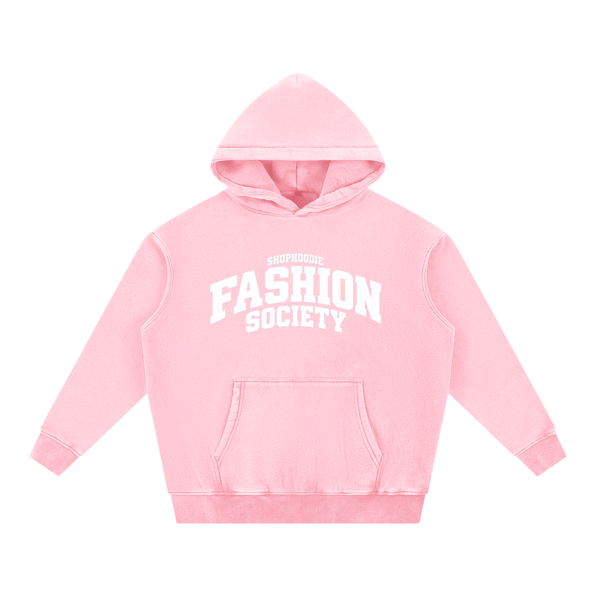 SHOPHOODIE® CAMPUS FASHION SOCIETY Fleece Oversized Hoodie — 355 GSM — view 17
