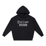 SHOPHOODIE® Trust In Your Vision Boxy Heavyweight Drop-Shoulder Hoodie — 430 GSM