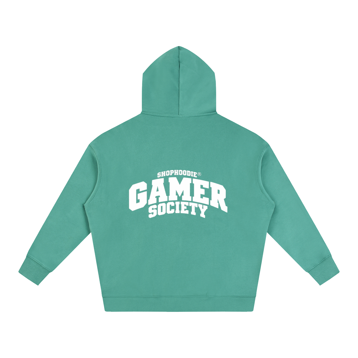 SHOPHOODIE® CAMPUS GAMER SOCIETY Oversized Fleece Hoodie — 350 GSM — view 10