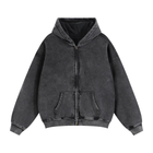 Zip-Through Boxy Fleece Hoodie by Shop Hoodie