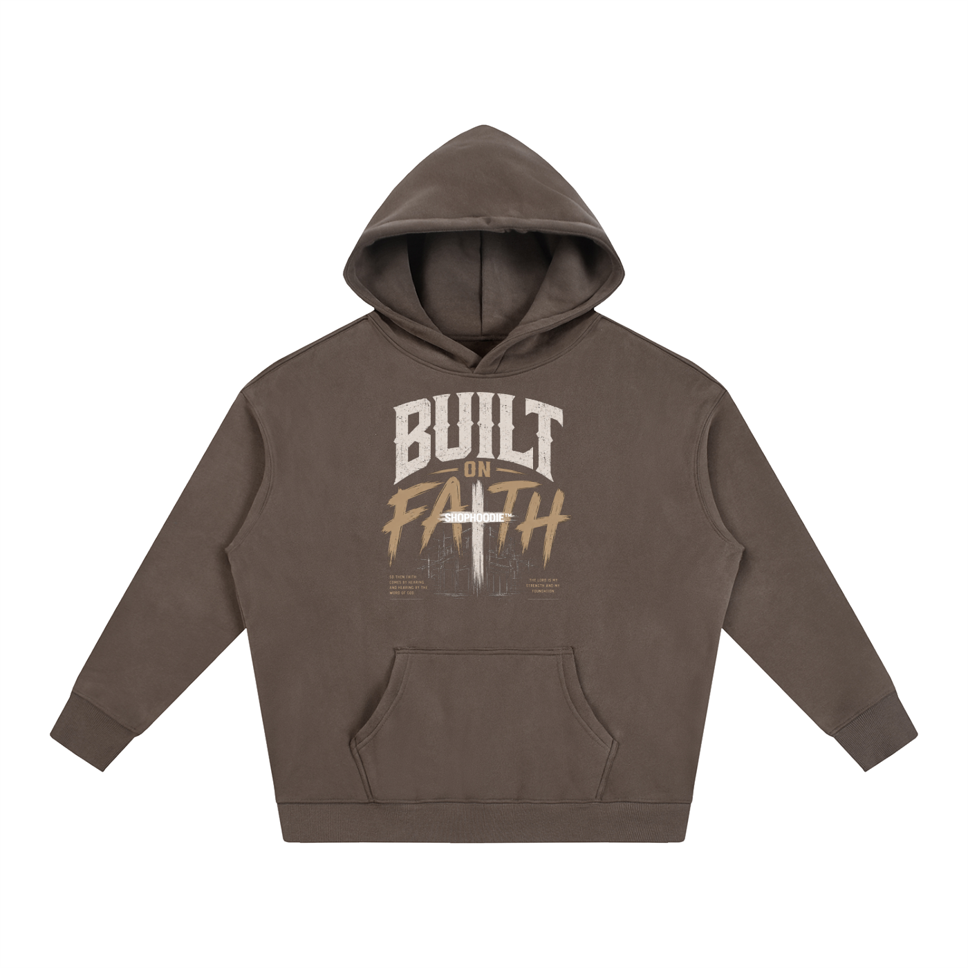 SHOPHOODIE®,Hoodies,Hoodie,SHOP HOODIE®,Built on faith,Christian hoodie