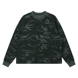SHOPHOODIE CAMO Unisex Waffle Boxy Long Sleeve T-Shirt