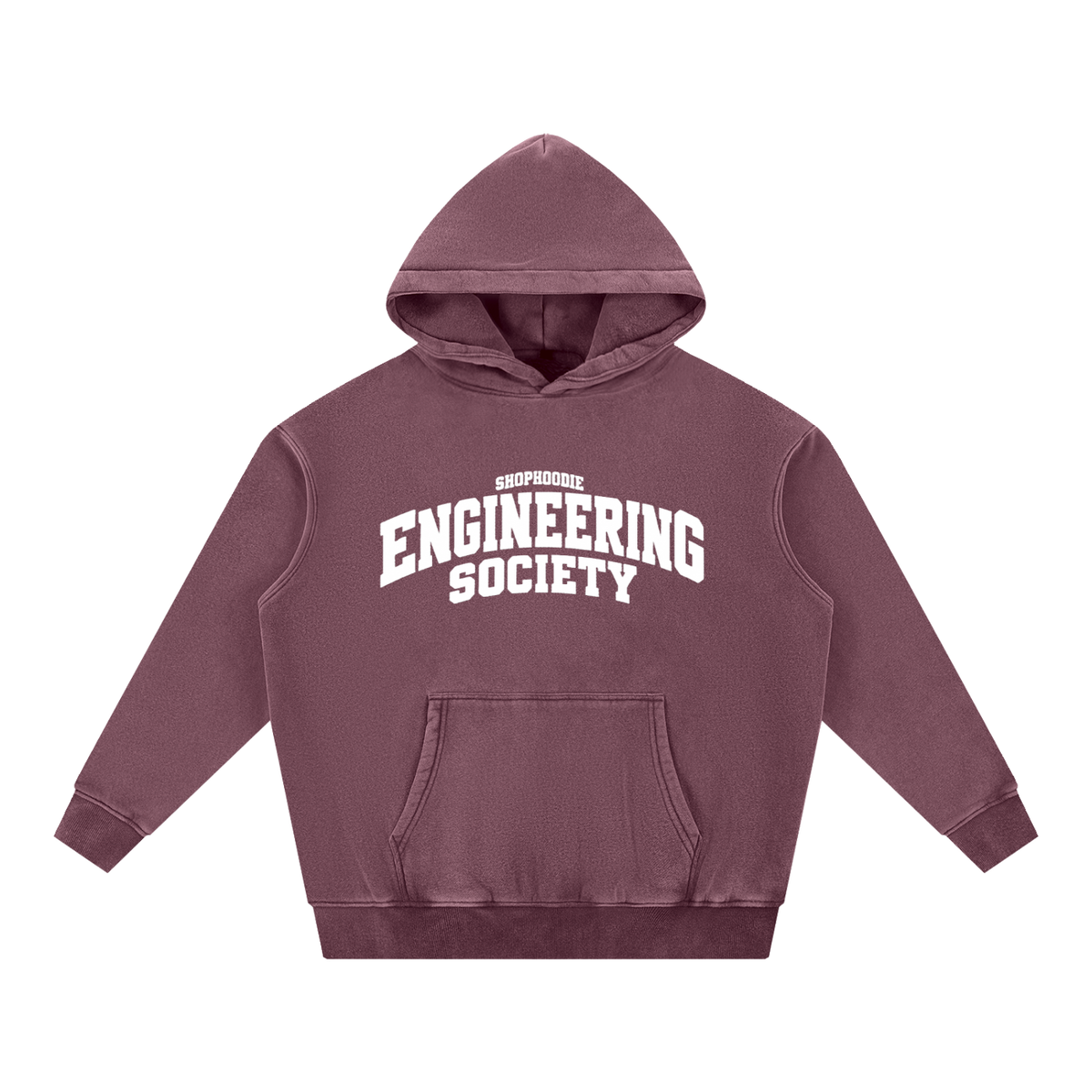 SHOPHOODIE® CAMPUS ENGINEERING SOCIETY Fleece Oversized Hoodie — 355 GSM — view 15