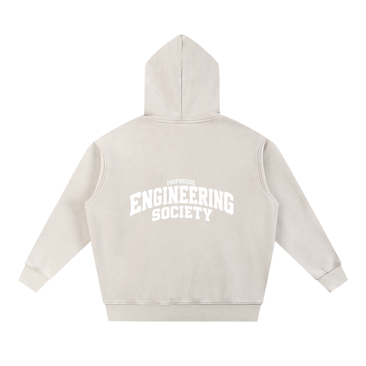 SHOPHOODIE® CAMPUS ENGINEERING SOCIETY Fleece Oversized Hoodie — 355 GSM — view 4