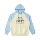 The SHOPHOODIE® Mindset Holiday & Sunshine Heavyweight Color-Block Raglan Hoodie — 380 GSM