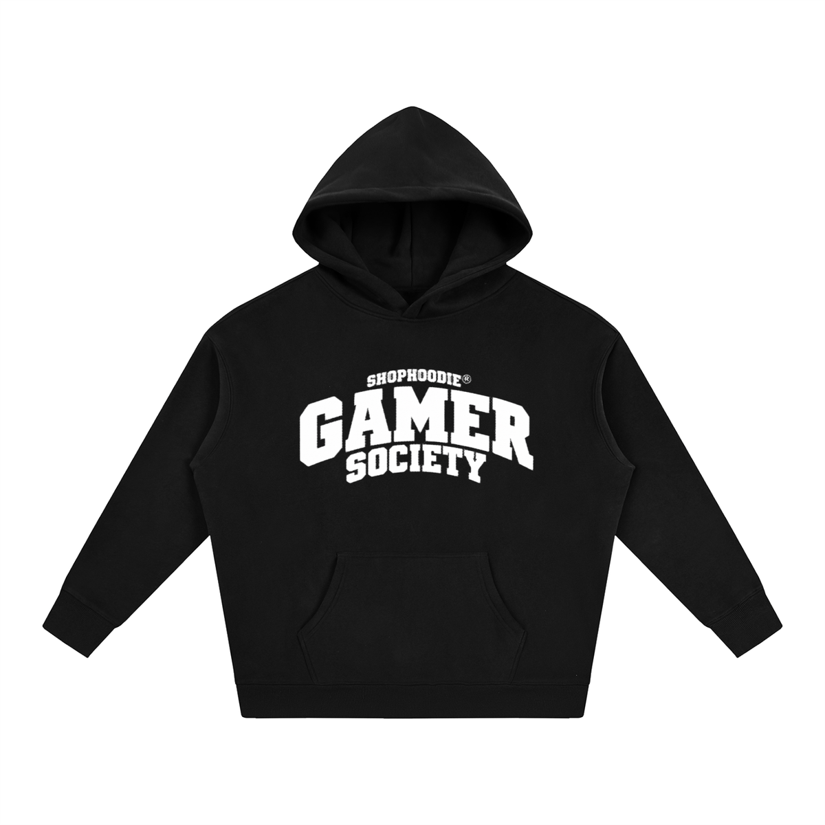 SHOPHOODIE® CAMPUS GAMER SOCIETY Oversized Fleece Hoodie — 350 GSM — view 1