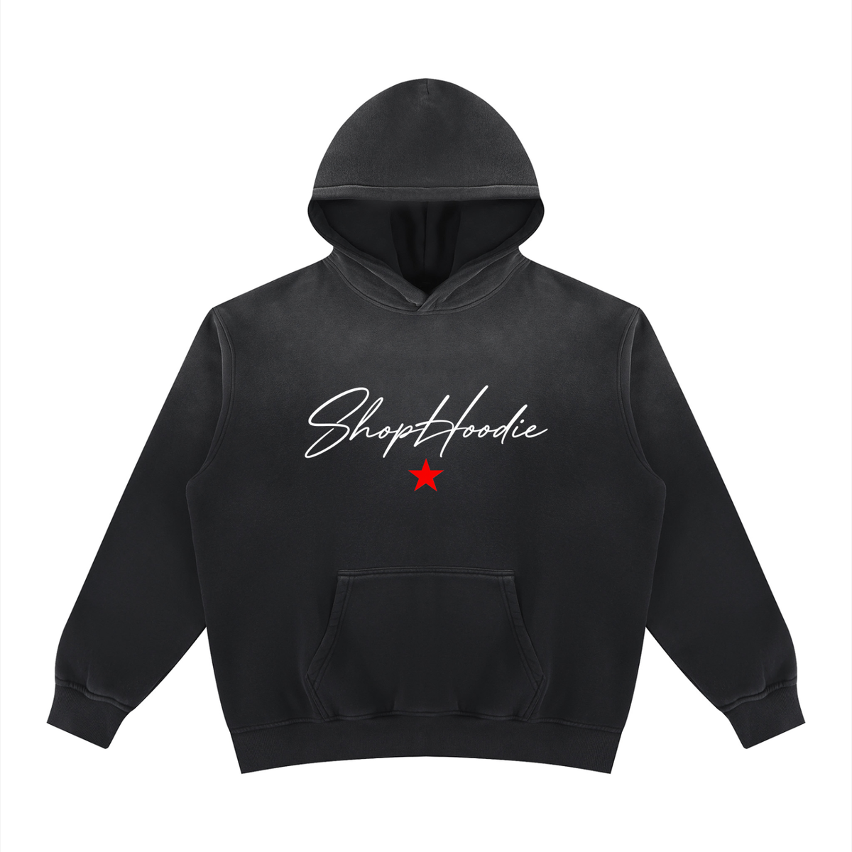 SHOPHOODIE® SIGNATURE Vintage Wash Fleece Hoodie — 355 GSM — view 1