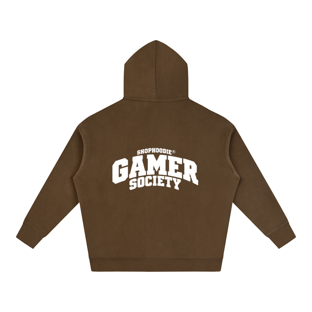 SHOPHOODIE® CAMPUS GAMER SOCIETY Oversized Fleece Hoodie — 350 GSM — view 24