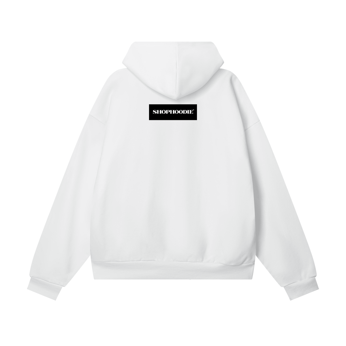 SHOPHOODIE® LONDON AVANT DIMENSION 460 GSM unisex oversized heavyweight hidden-pocket fleece hoodie — image 2