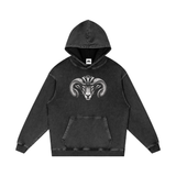 SHOPHOODIE RAM Snow Washed  Hoodie-COTTON