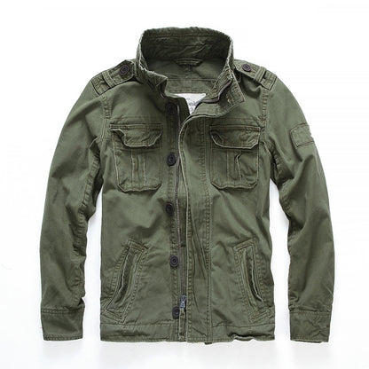 Camouflage denim jacket by Shop Hoodie