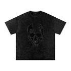 Shophoodie Gothic front Snow Washed Oversized Cotton T-Shirt