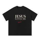 Shophoodie® Jesus Loves Me Unisex Oversized T-Shirt