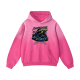 SHOPHOODIE NIGHT RUNNER Heavyweight Sunfade Oversized Hoodie